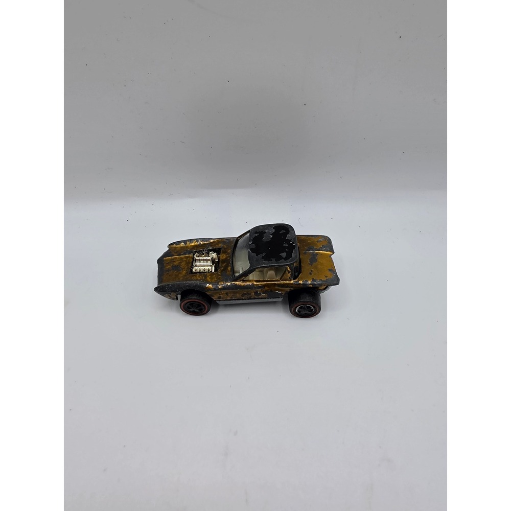 Vintage 1968 Hot Wheels Redline Python Gold Spectraflame USA Original Sweet 16